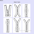 front zipper sets closed end zippers for sewing